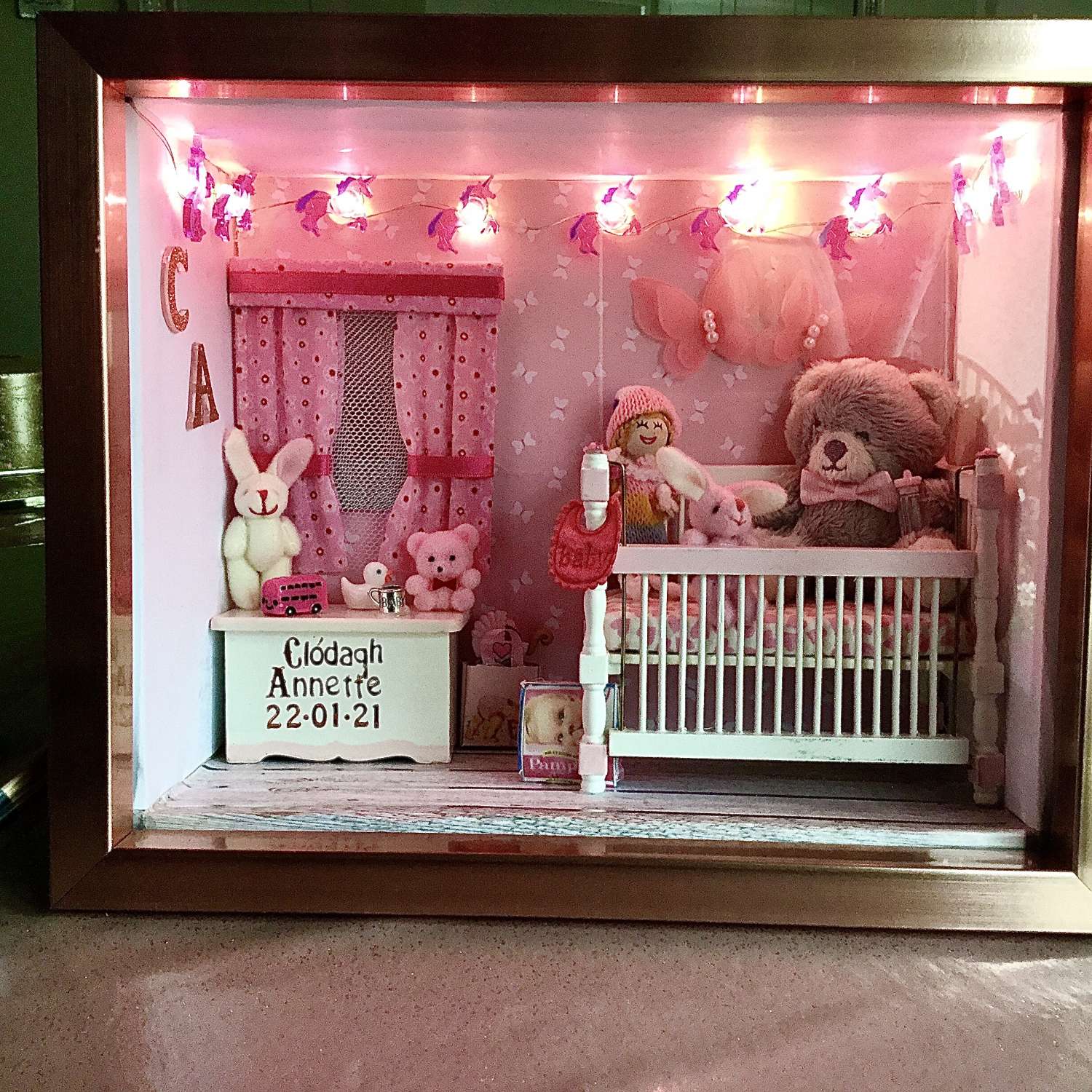1/12 Sized Personalised nursery light boxes 1/12 Sized Personalised nursery light boxes