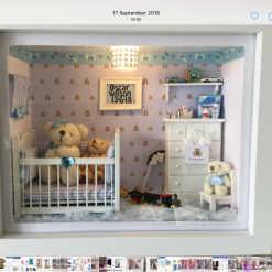1/12 Sized Personalised nursery light boxes 14 1/12 Sized Personalised nursery light boxes 14