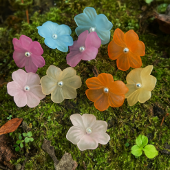 Acrylic Flower Earrings - New Low Price
