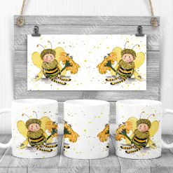 Bumblebug with flower mug
