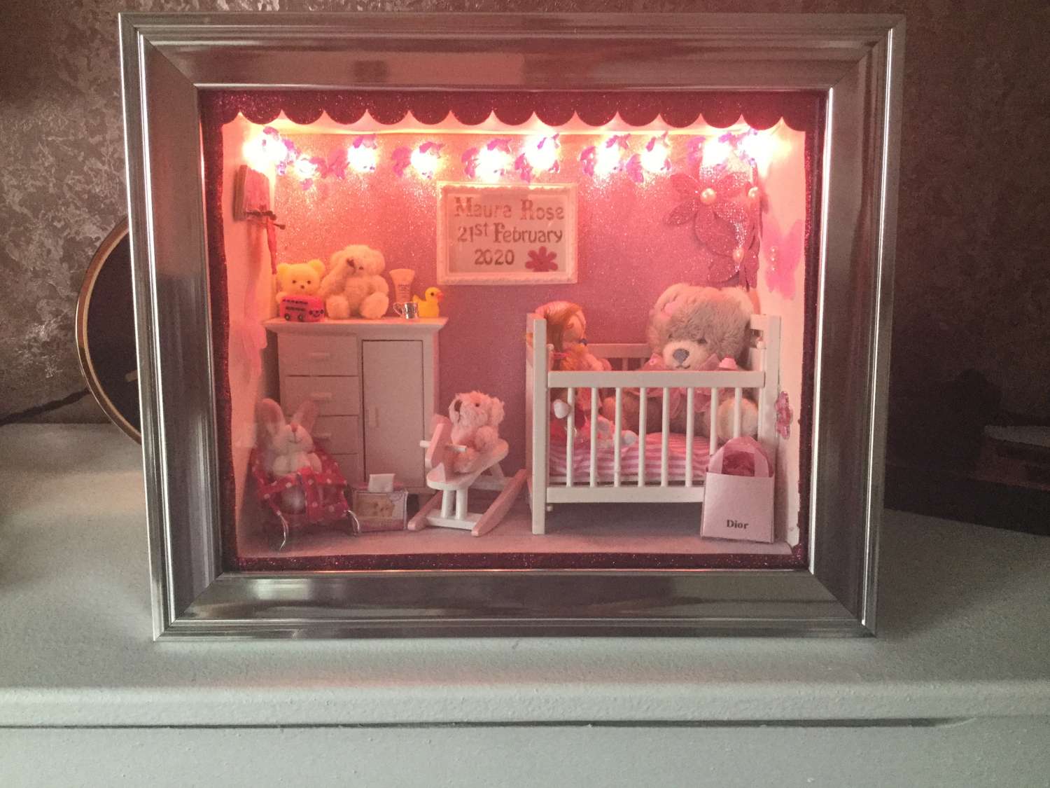 1/12 Sized Personalised nursery light boxes 1/12 Sized Personalised nursery light boxes