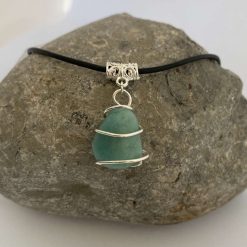 Wire Wrapped Crystal Pendant Necklace 3 Wire Wrapped Crystal Pendant Necklace 3