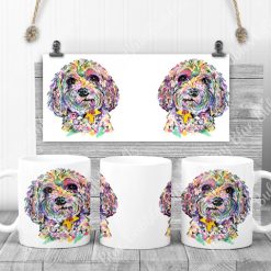 Cavapoo mug with choice of background 4