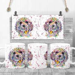 Cavapoo mug with choice of background