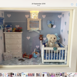 1/12 Sized Personalised nursery light boxes 17 1/12 Sized Personalised nursery light boxes 17