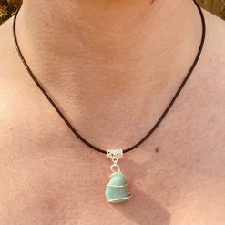 Wire Wrapped Crystal Pendant Necklace 1 Wire Wrapped Crystal Pendant Necklace 1
