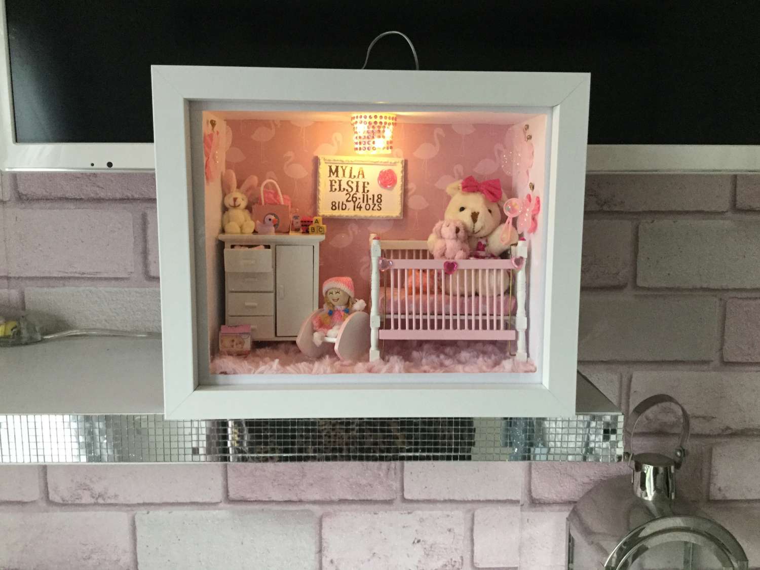 1/12 Sized Personalised nursery light boxes 1/12 Sized Personalised nursery light boxes