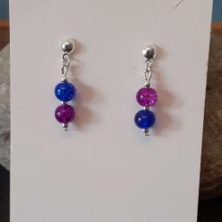 Multicoloured Glass Bead Necklace and Earrings Set 6 Multicoloured Glass Bead Necklace and Earrings Set 13