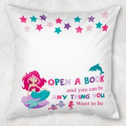 Mermaid book cushion