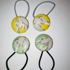 Handmade Llama print button bobbles