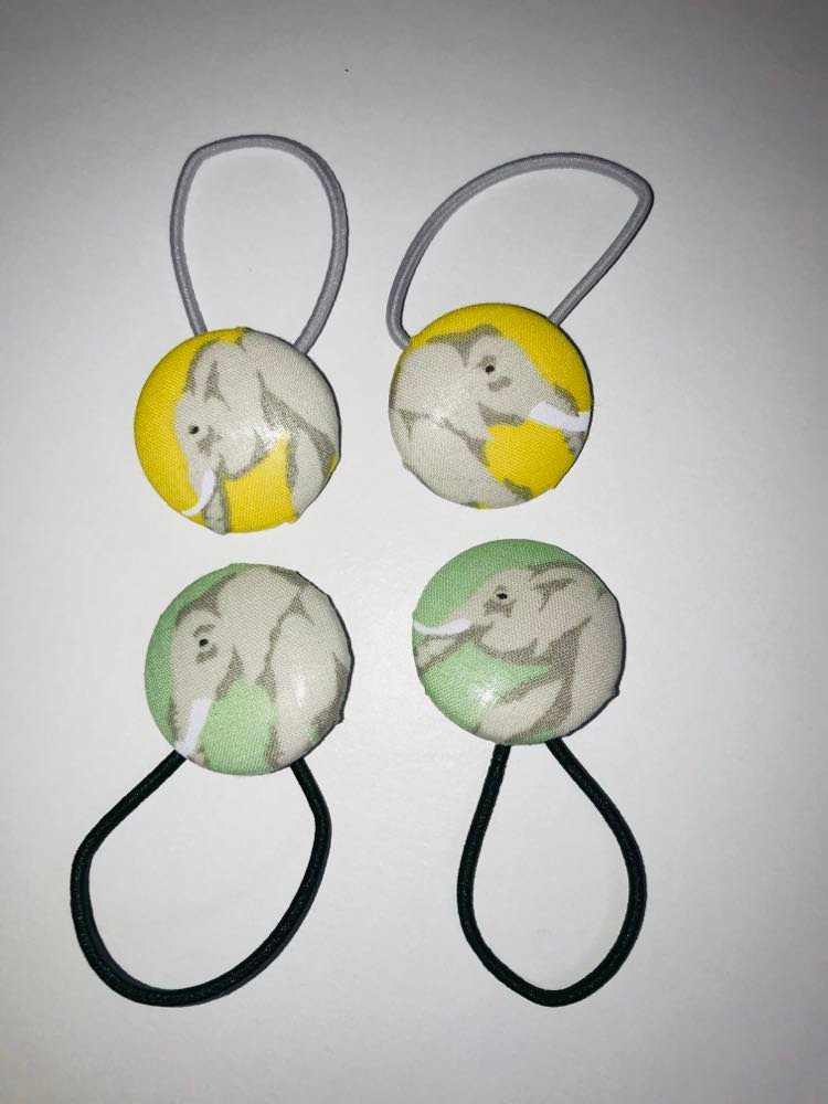 Handmade Llama print button bobbles Handmade Llama print button bobbles