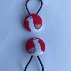 Handmade Llama print button bobbles 1 Handmade Llama print button bobbles 3