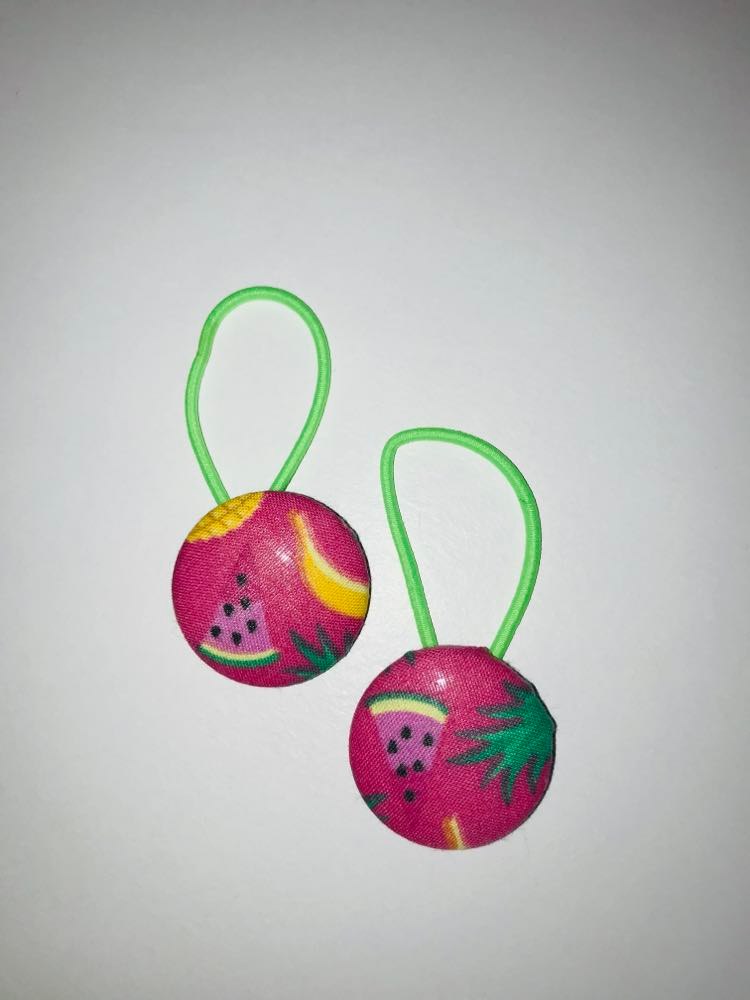 Handmade Llama print button bobbles Handmade Llama print button bobbles