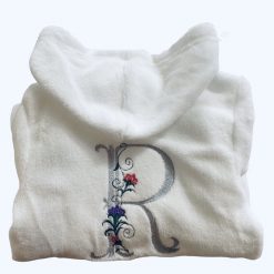 Personalised Flower Girl Robe, Bride Robe Wedding Embroidered Letter, initials flower girl, Infant, Toddler Girl, Bridesmaid Gift (Copy) 2 Personalised Flower Girl Robe, Bride Robe Wedding Embroidered Letter, initials flower girl, Infant, Toddler Girl, Bridesmaid Gift (Copy) 4