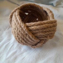 Jute rope bowl
