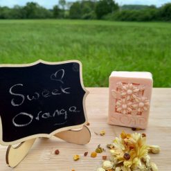Sweet orange soap flowers