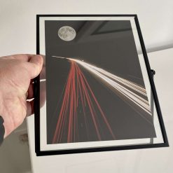 Moon Highway in glass window frame 2 Moon Highway in glass window frame 2