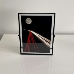 Moon Highway in glass window frame 3 Moon Highway in glass window frame 3