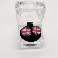Hand Made coronation inspired Union Jack Cufflinks 1
