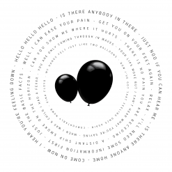 PINK FLOYD - COMFORTABLY NUMB - GREETING CARD