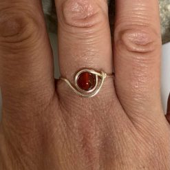 Red Minimalist Ring 3 Red Minimalist Ring 3