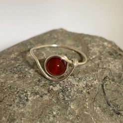Red Minimalist Ring 4 Red Minimalist Ring 4