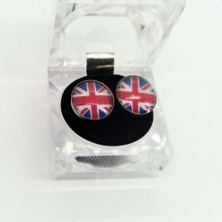 Hand Made coronation inspired Union Jack Cufflinks 2