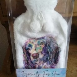 Plush hot water bottle