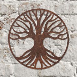 Rustic Metal Tree of Life V1 Wall Art Sculpture - Bespoke Handmade Gift