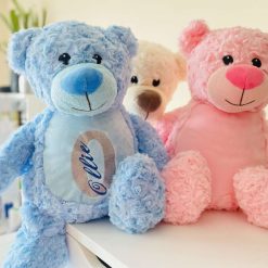 plush embroidery toy, baby toys, unique gifts, baby shower gift, teddy bear, personalised gifts, embroidery baby, kids toys, plush toys 1