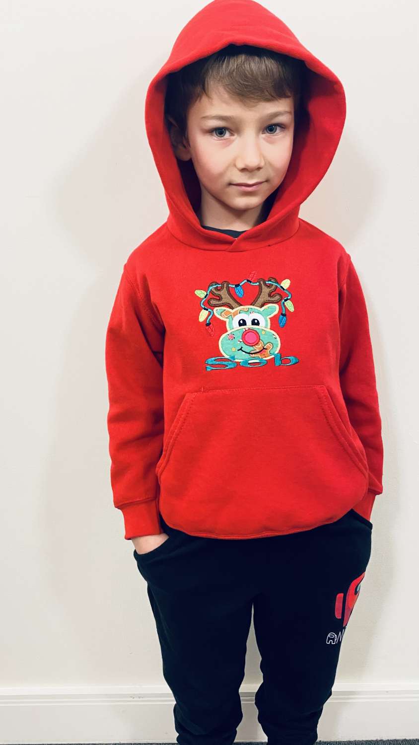 Personalised Unique Christmas Rudolph name jumper/hoodie boy/girl/baby personalised Xmas gift, present Personalised Unique Christmas Rudolph name jumper/hoodie boy/girl/baby personalised Xmas gift, present