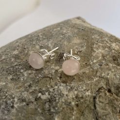 Rose Quartz Studs 2 Rose Quartz Studs 2