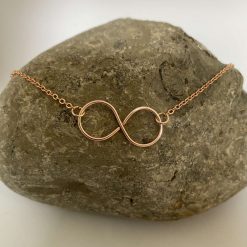 Rose Gold Circle Link Necklace 2 Rose Gold Circle Link Necklace 2