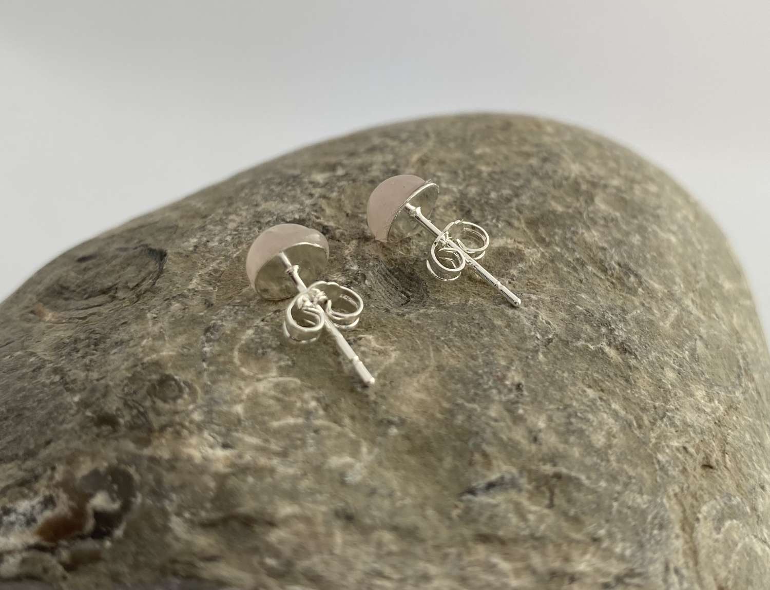 Rose Quartz Studs Rose Quartz Studs