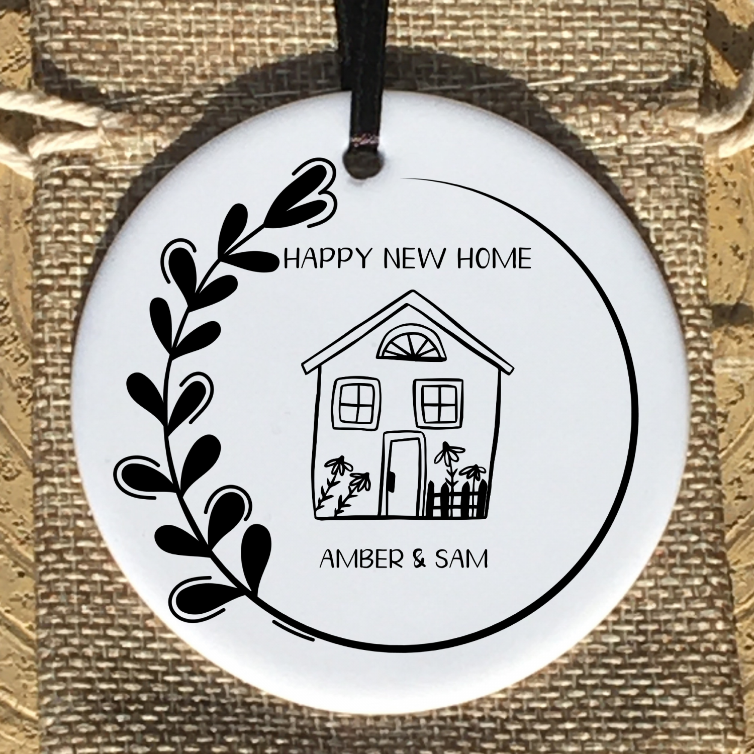 New home gift, First home gift for couple, Housewarming gift, Ceramic ornament for new home, Keepsake gift, Pendant decoration New home gift, First home gift for couple, Housewarming gift, Ceramic ornament for new home, Keepsake gift, Pendant decoration