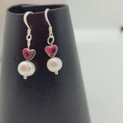 Hematite and Pearl earrings 4 Hematite and Pearl earrings 12