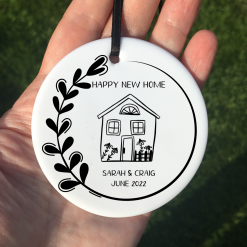 New home gift, First home gift for couple, Housewarming gift, Ceramic ornament for new home, Keepsake gift, Pendant decoration 2 New home gift, First home gift for couple, Housewarming gift, Ceramic ornament for new home, Keepsake gift, Pendant decoration 2