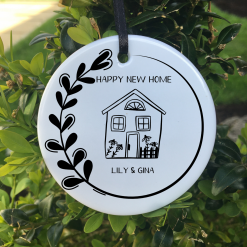New home gift, First home gift for couple, Housewarming gift, Ceramic ornament for new home, Keepsake gift, Pendant decoration 4 New home gift, First home gift for couple, Housewarming gift, Ceramic ornament for new home, Keepsake gift, Pendant decoration 4
