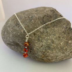 Orange Malachite Necklace and Earrings Set 4 Orange Malachite Necklace and Earrings Set 4