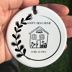 New home gift, First home gift for couple, Housewarming gift, Ceramic ornament for new home, Keepsake gift, Pendant decoration 5 New home gift, First home gift for couple, Housewarming gift, Ceramic ornament for new home, Keepsake gift, Pendant decoration 5