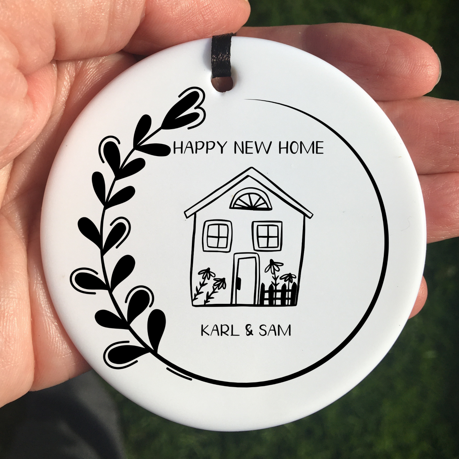 New home gift, First home gift for couple, Housewarming gift, Ceramic ornament for new home, Keepsake gift, Pendant decoration New home gift, First home gift for couple, Housewarming gift, Ceramic ornament for new home, Keepsake gift, Pendant decoration