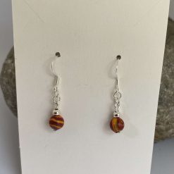 Orange Malachite Necklace and Earrings Set 9 Orange Malachite Necklace and Earrings Set 9
