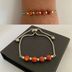 Multi coloured Bead Bracelet