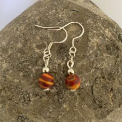 Orange Malachite Necklace and Earrings Set 7 Orange Malachite Necklace and Earrings Set 7
