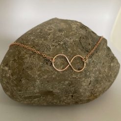Rose Gold Circle Link Necklace 3 Rose Gold Circle Link Necklace 3
