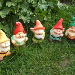 Latex mould / mold for a 5-Piece Friendly Gnome Set.