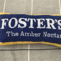 Foster's Hand Sewn Cushion from Vintage Bar Towel