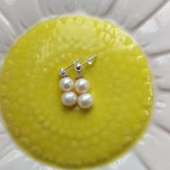 Fresh Water Pearl Drop-Stud Earrings