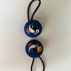 Handmade puffin print button bobbles 2 Handmade puffin print button bobbles 2