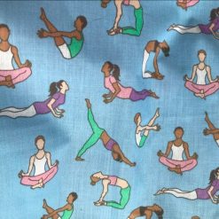 Handmade yoga pose print button bobbles 1 Handmade yoga pose print button bobbles 1